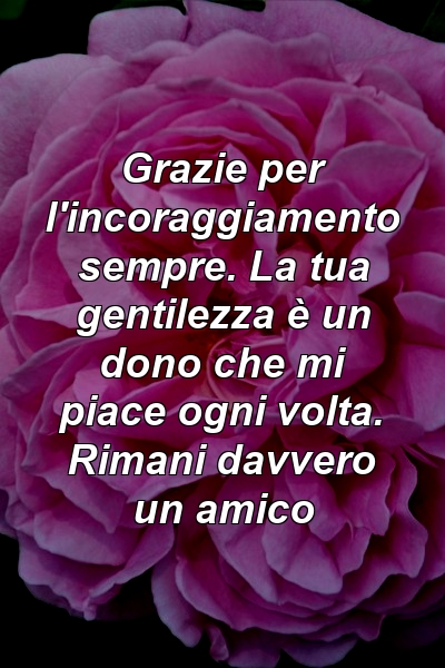 Grazie per l