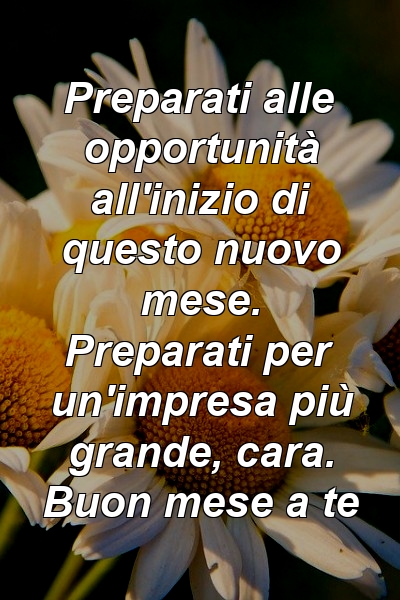 Preparati alle opportunità all